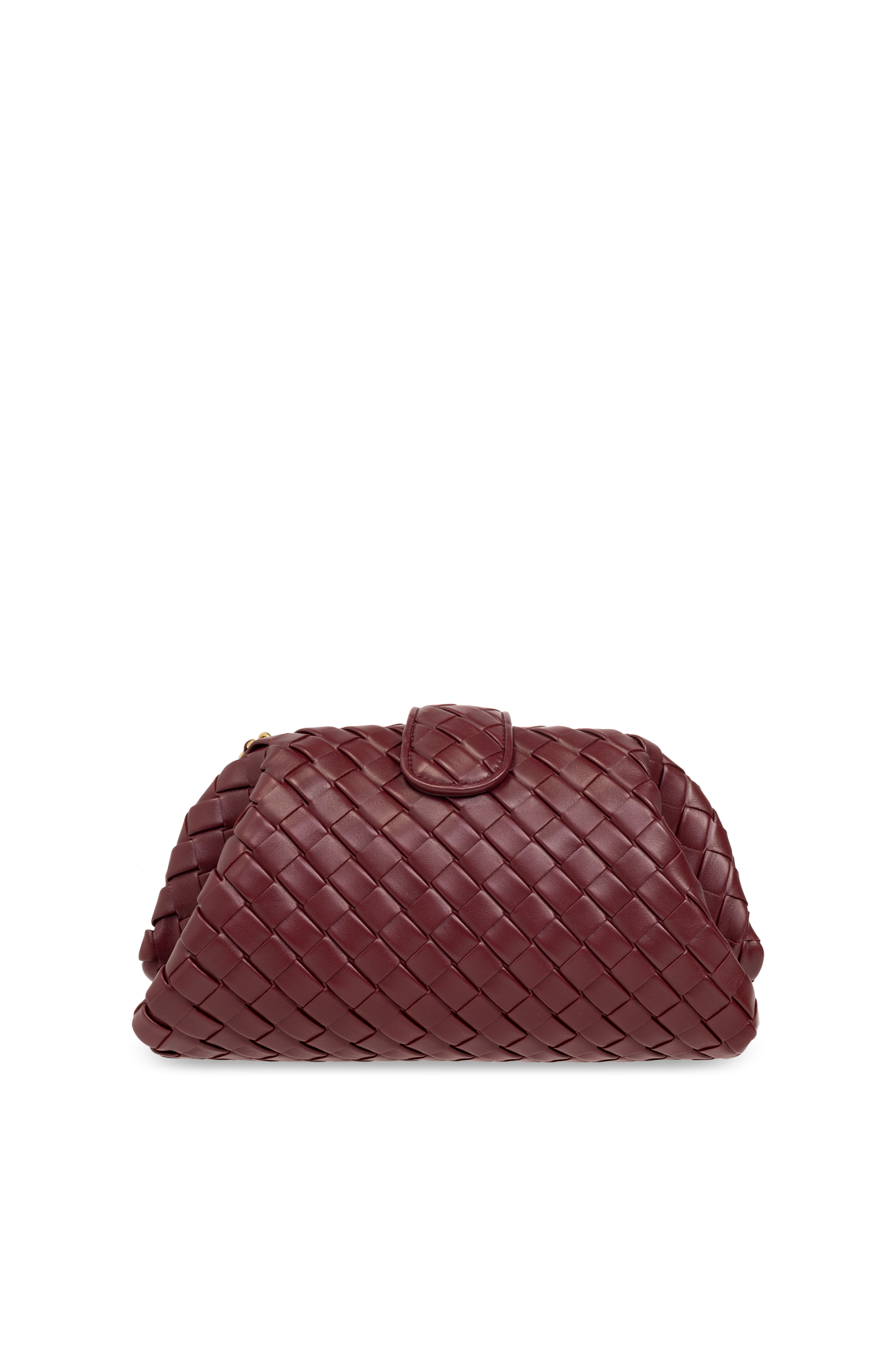 Burgundy 'The Lauren 1980 Small' shoulder bag Bottega Veneta